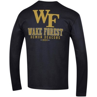NCAA Wake Forest Demon Deacons Team Stack Long Sleeve T-Shirt