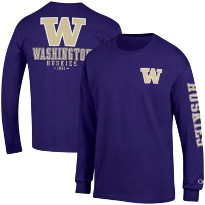 NCAA Washington Huskies Team Stack Long Sleeve T-Shirt