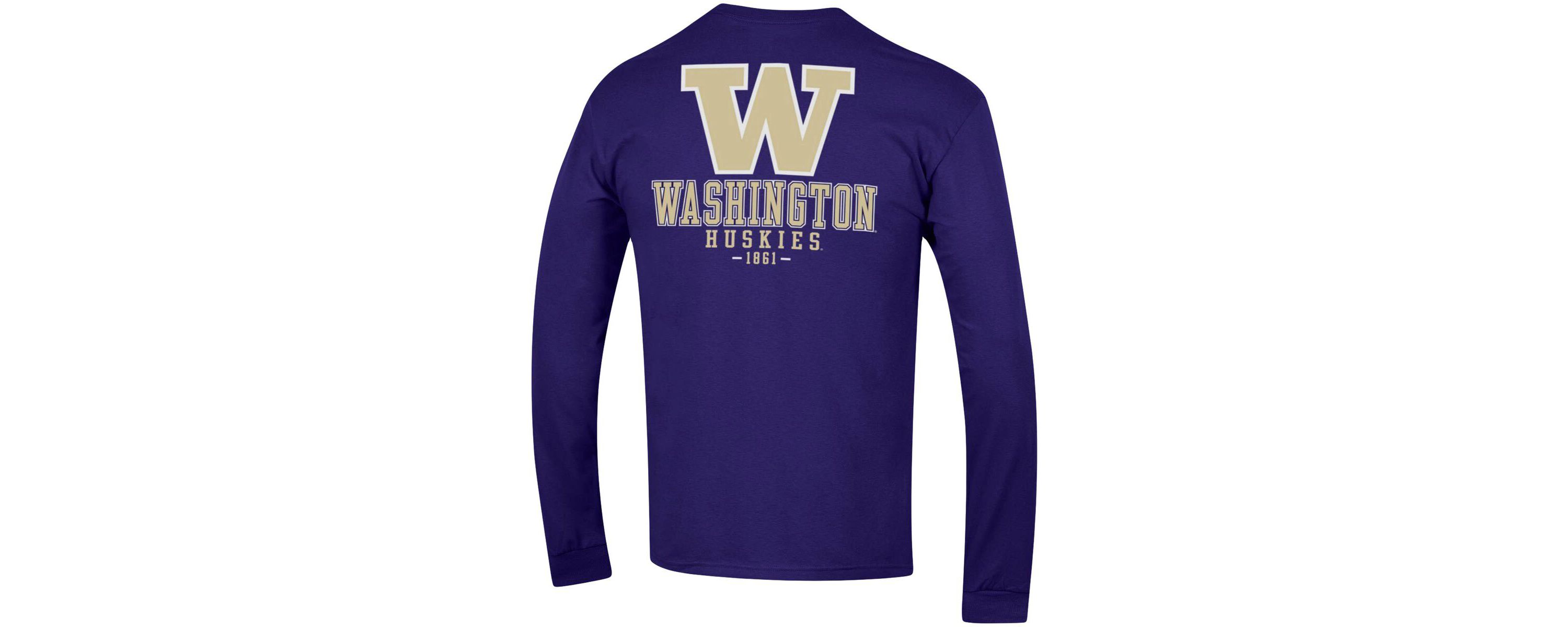 NCAA Washington Huskies Team Stack Long Sleeve T-Shirt