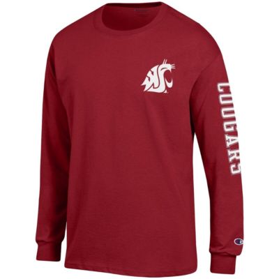 NCAA Washington State Cougars Team Stack Long Sleeve T-Shirt