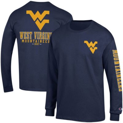 NCAA West Virginia Mountaineers Team Stack Long Sleeve T-Shirt