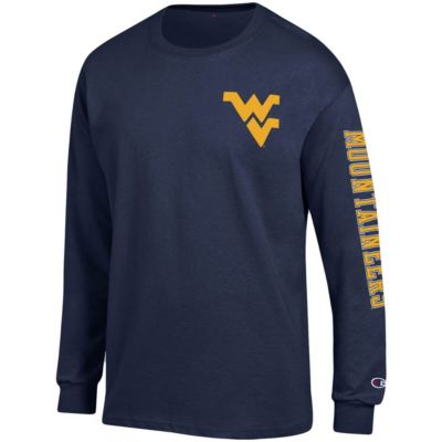 NCAA West Virginia Mountaineers Team Stack Long Sleeve T-Shirt