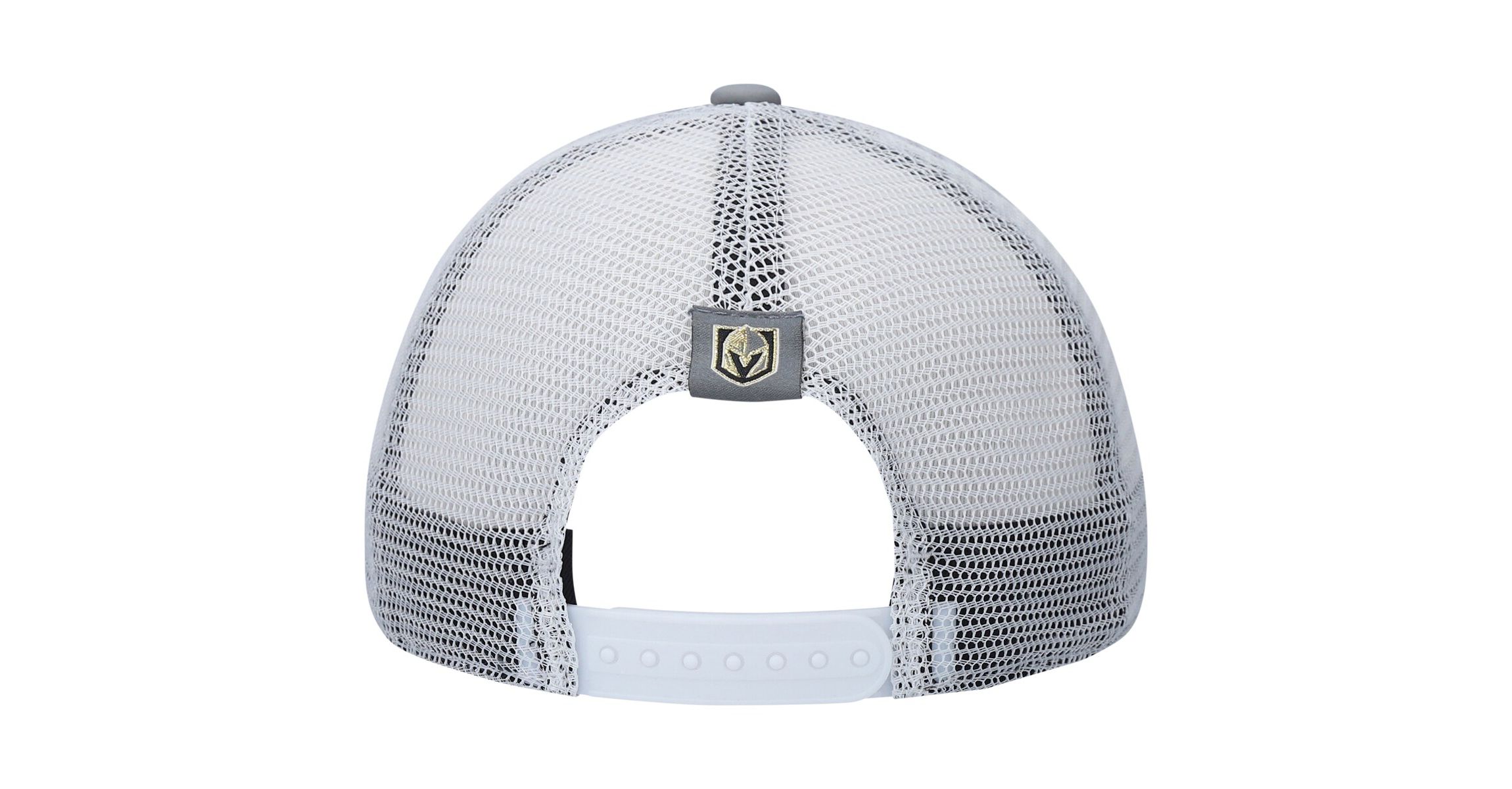 NHL Gray/White Vegas Golden Knights Locker Room Foam Trucker Snapback Hat