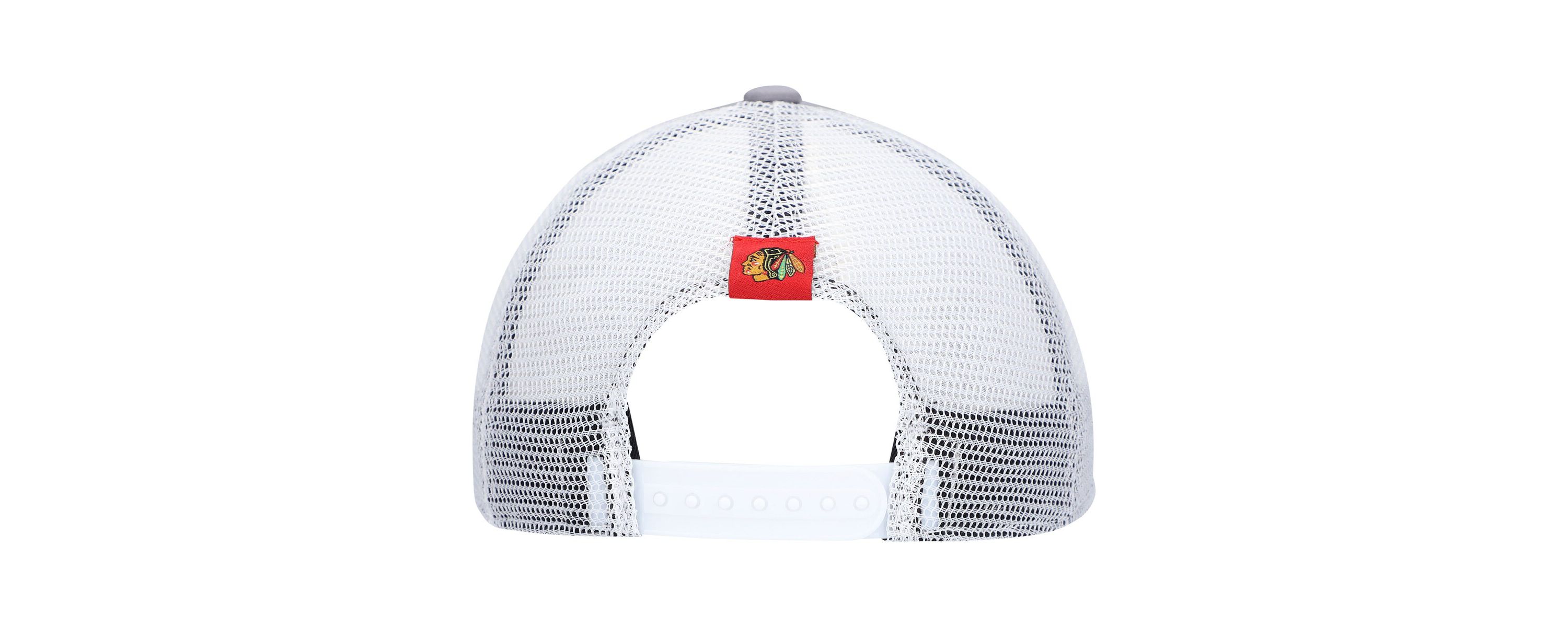 NHL Gray/White Chicago Blackhawks Locker Room Foam Trucker Snapback Hat