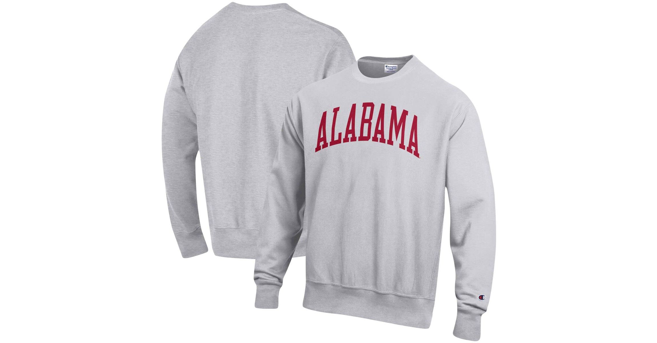 Alabama Crimson Tide NCAA Alabama Tide Relaxed Fit Arch Reverse Weave Pullover Sweatshirt