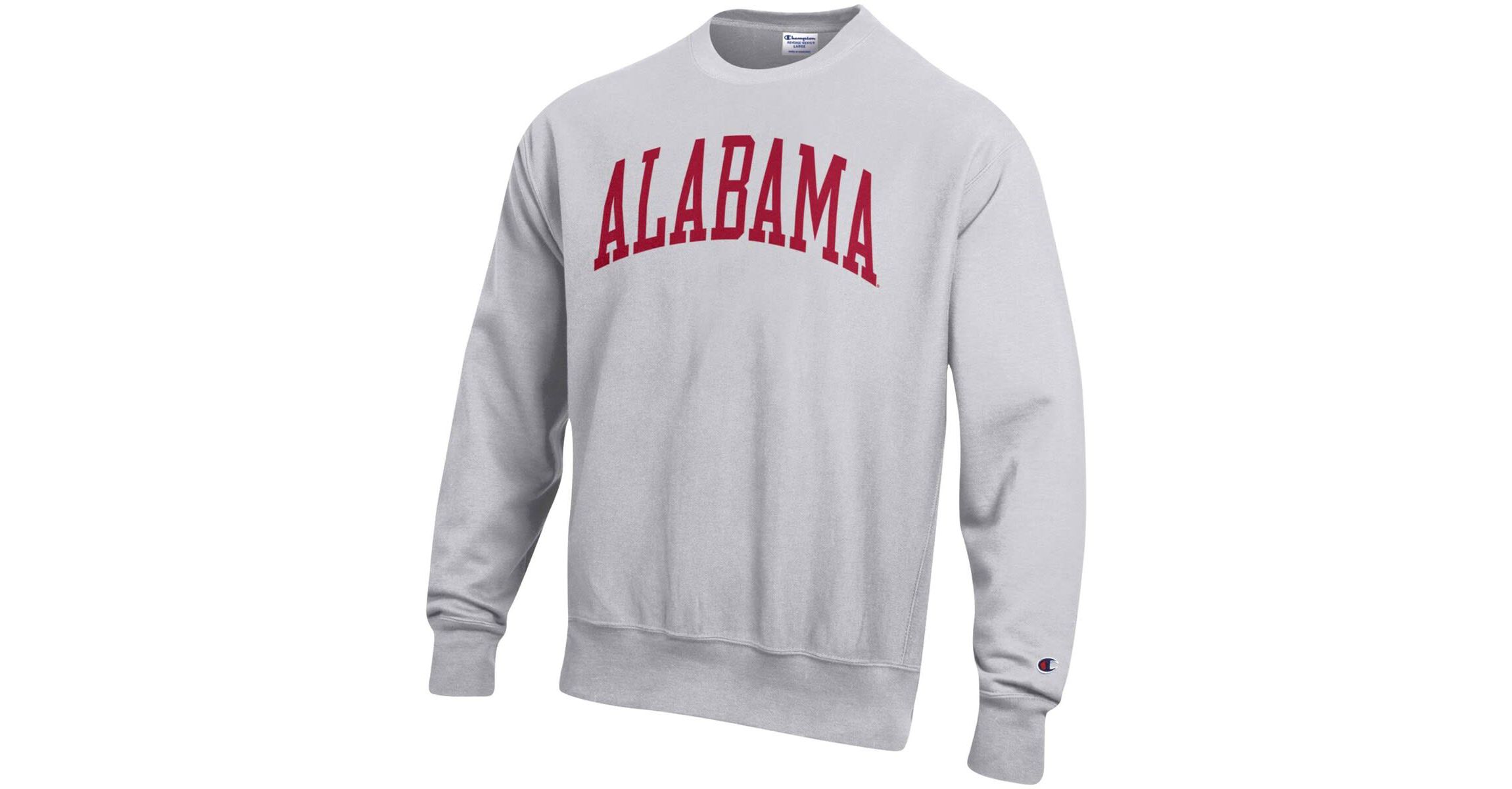 Alabama Crimson Tide NCAA Alabama Tide Relaxed Fit Arch Reverse Weave Pullover Sweatshirt