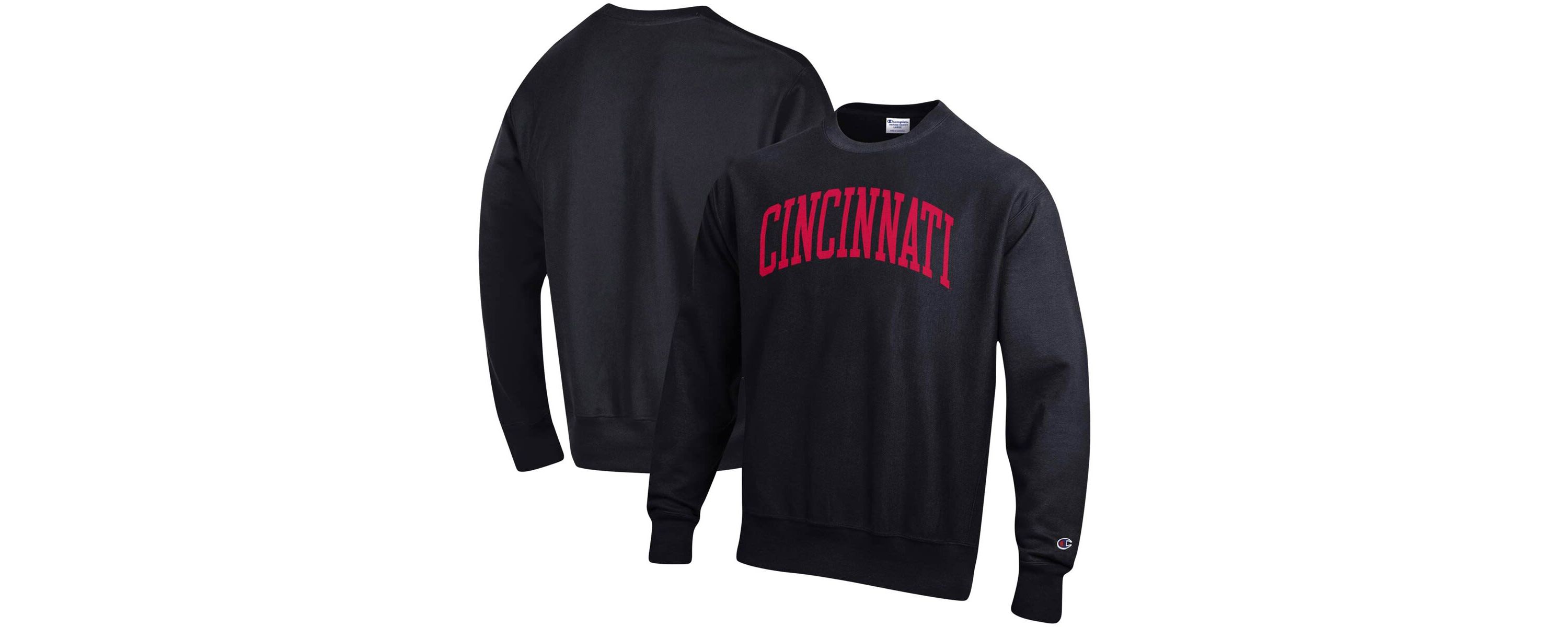 NCAA Cincinnati Bearcats Relaxed Fit Arch Reverse Weave Pullover Sweatshirt