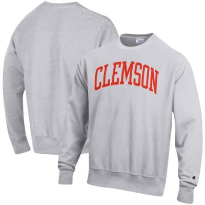 NCAA ed Clemson Tigers Arch Reverse Weave Pullover Sweatshirt