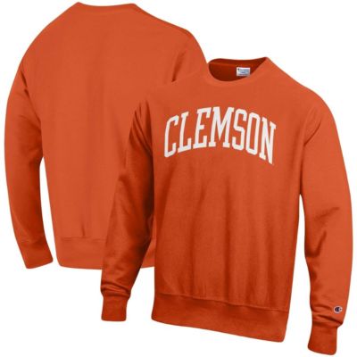 NCAA Clemson Tigers Arch Reverse Weave Pullover Sweatshirt