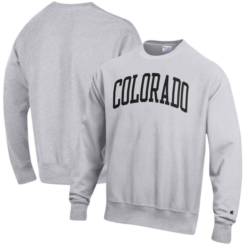 NCAA Colorado Buffaloes Relaxed Fit Arch Reverse Weave Pullover Sweatshirt