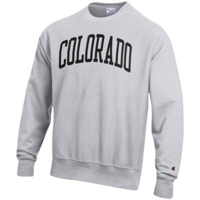 NCAA ed Colorado Buffaloes Arch Reverse Weave Pullover Sweatshirt