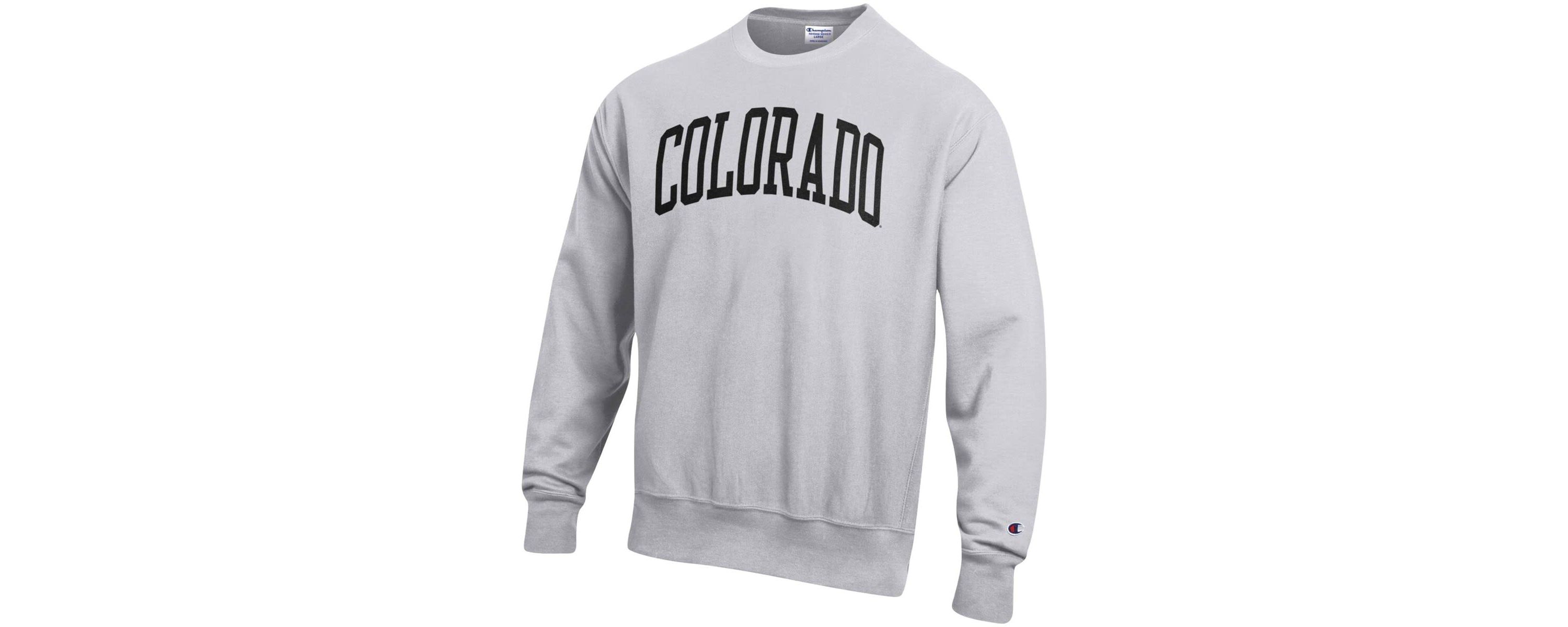 NCAA Colorado Buffaloes Relaxed Fit Arch Reverse Weave Pullover Sweatshirt