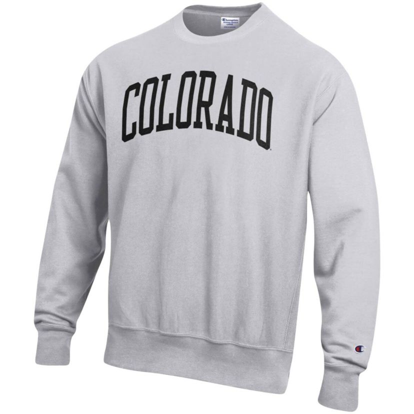 NCAA Colorado Buffaloes Relaxed Fit Arch Reverse Weave Pullover Sweatshirt