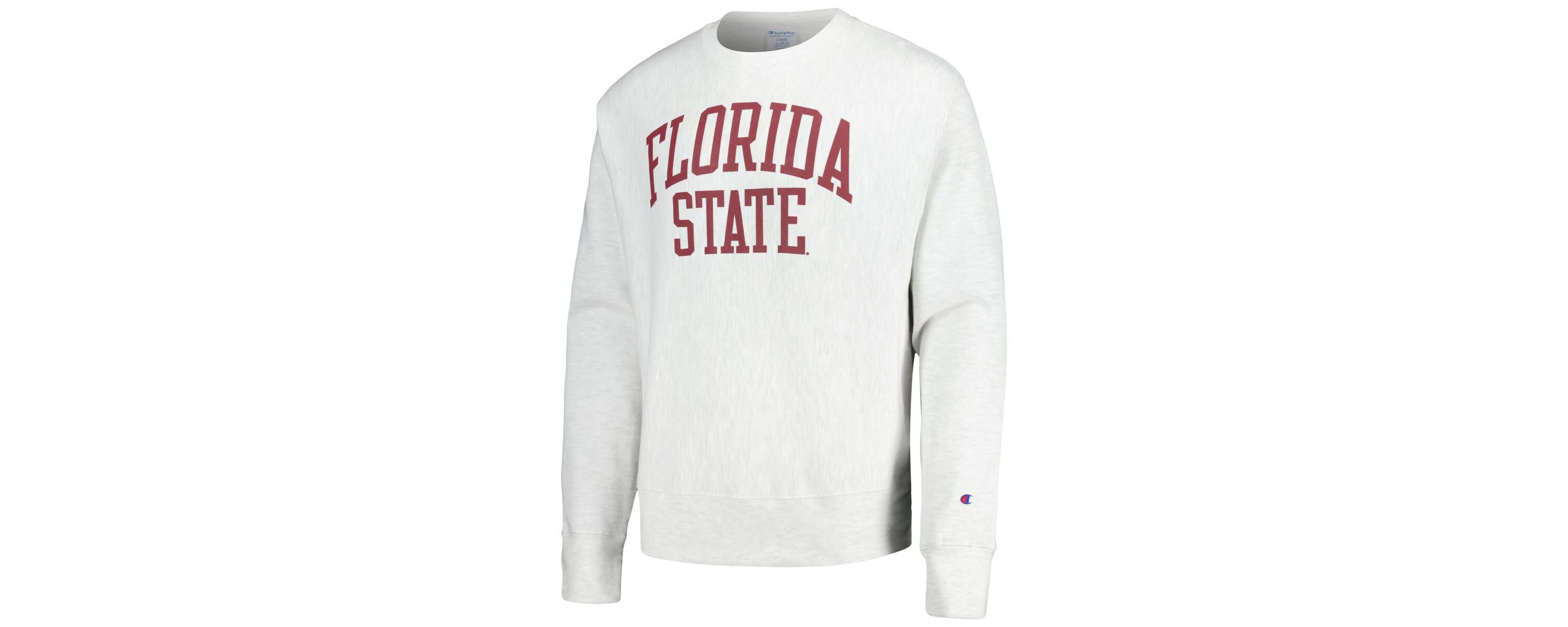 NCAA Florida State Seminoles Relaxed Fit Arch Reverse Weave Pullover Sweatshirt