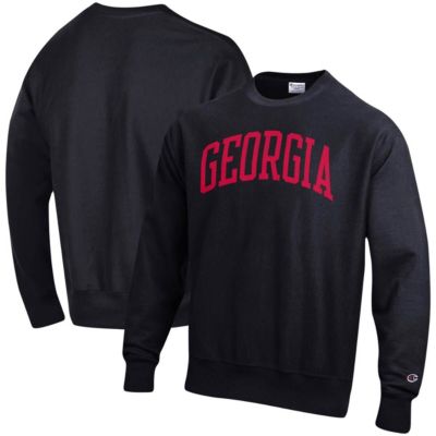 NCAA Georgia Bulldogs Arch Reverse Weave Pullover Sweatshirt