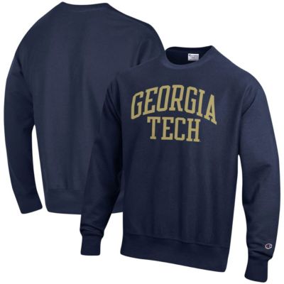Georgia Tech Yellow Jackets NCAA Arch Reverse Weave Pullover Sweatshirt