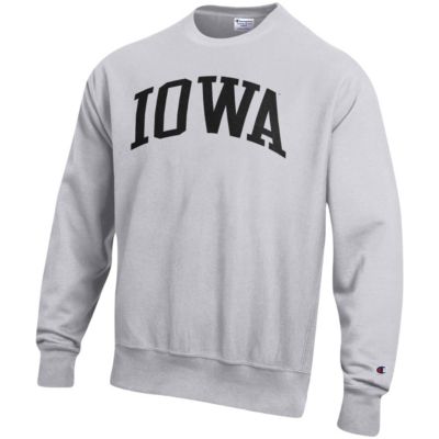 NCAA ed Iowa Hawkeyes Arch Reverse Weave Pullover Sweatshirt