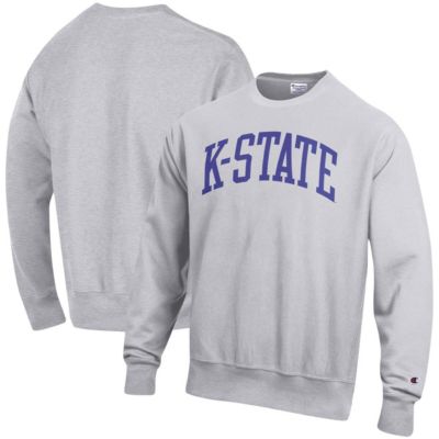 NCAA ed Kansas State Wildcats Arch Reverse Weave Pullover Sweatshirt