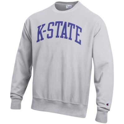 NCAA ed Kansas State Wildcats Arch Reverse Weave Pullover Sweatshirt