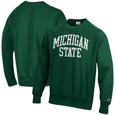NCAA Michigan State Spartans Arch Reverse Weave Pullover Sweatshirt