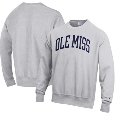 NCAA ed Ole Miss Rebels Arch Reverse Weave Pullover Sweatshirt