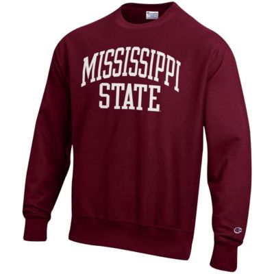 NCAA Mississippi State Bulldogs Arch Reverse Weave Pullover Sweatshirt