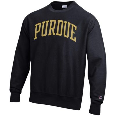 NCAA Purdue Boilermakers Arch Reverse Weave Pullover Sweatshirt
