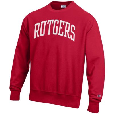 Rutgers Scarlet Knights NCAA Arch Reverse Weave Pullover Sweatshirt