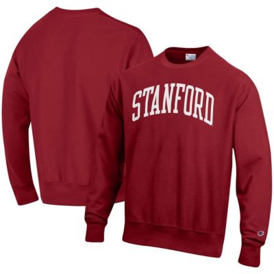 Stanford Cardinal NCAA Arch Reverse Weave Pullover Sweatshirt