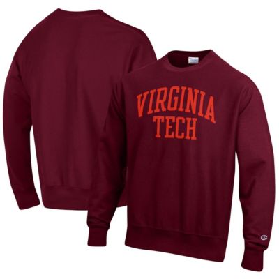 NCAA Virginia Tech Hokies Arch Reverse Weave Pullover Sweatshirt