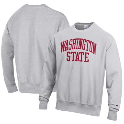 NCAA ed Washington State Cougars Arch Reverse Weave Pullover Sweatshirt