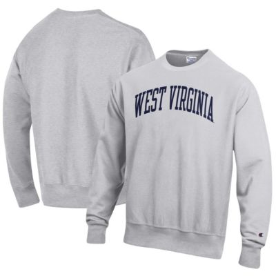 NCAA ed West Virginia Mountaineers Arch Reverse Weave Pullover Sweatshirt