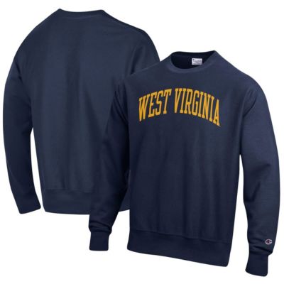 NCAA West Virginia Mountaineers Arch Reverse Weave Pullover Sweatshirt