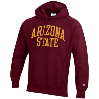 NCAA Arizona State Sun Devils Team Arch Reverse Weave Pullover Hoodie