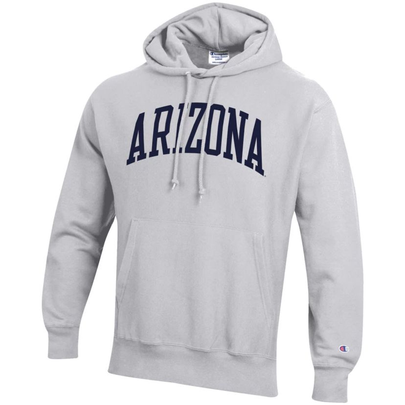 NCAA Arizona Wildcats Team Arch Reverse Weave Relaxed Fit Pullover Hoodie