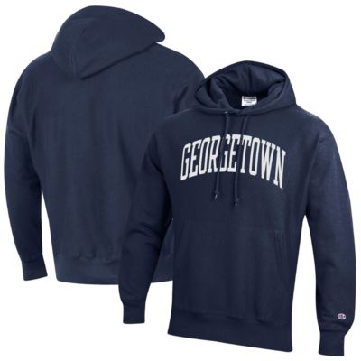 NCAA Georgetown Hoyas Team Arch Reverse Weave Pullover Hoodie
