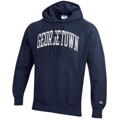 NCAA Georgetown Hoyas Team Arch Reverse Weave Pullover Hoodie