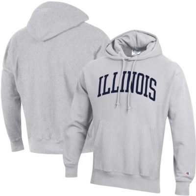 NCAA ed Illinois Fighting Illini Team Arch Reverse Weave Pullover Hoodie