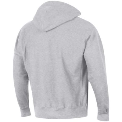 NCAA Heathered Indiana Hoosiers Team Arch Reverse Weave Pullover Hoodie