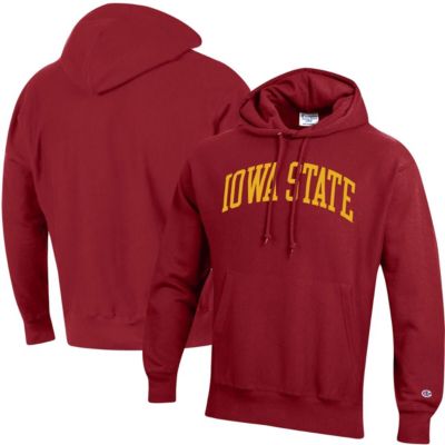 NCAA Iowa State Cyclones Team Arch Reverse Weave Pullover Hoodie