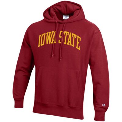 NCAA Iowa State Cyclones Team Arch Reverse Weave Pullover Hoodie