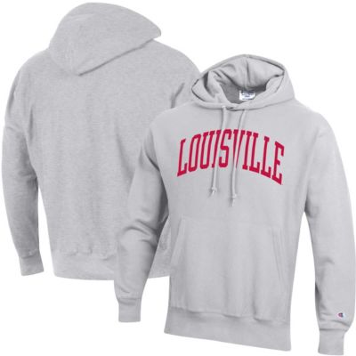 NCAA ed Louisville Cardinals Team Arch Reverse Weave Pullover Hoodie