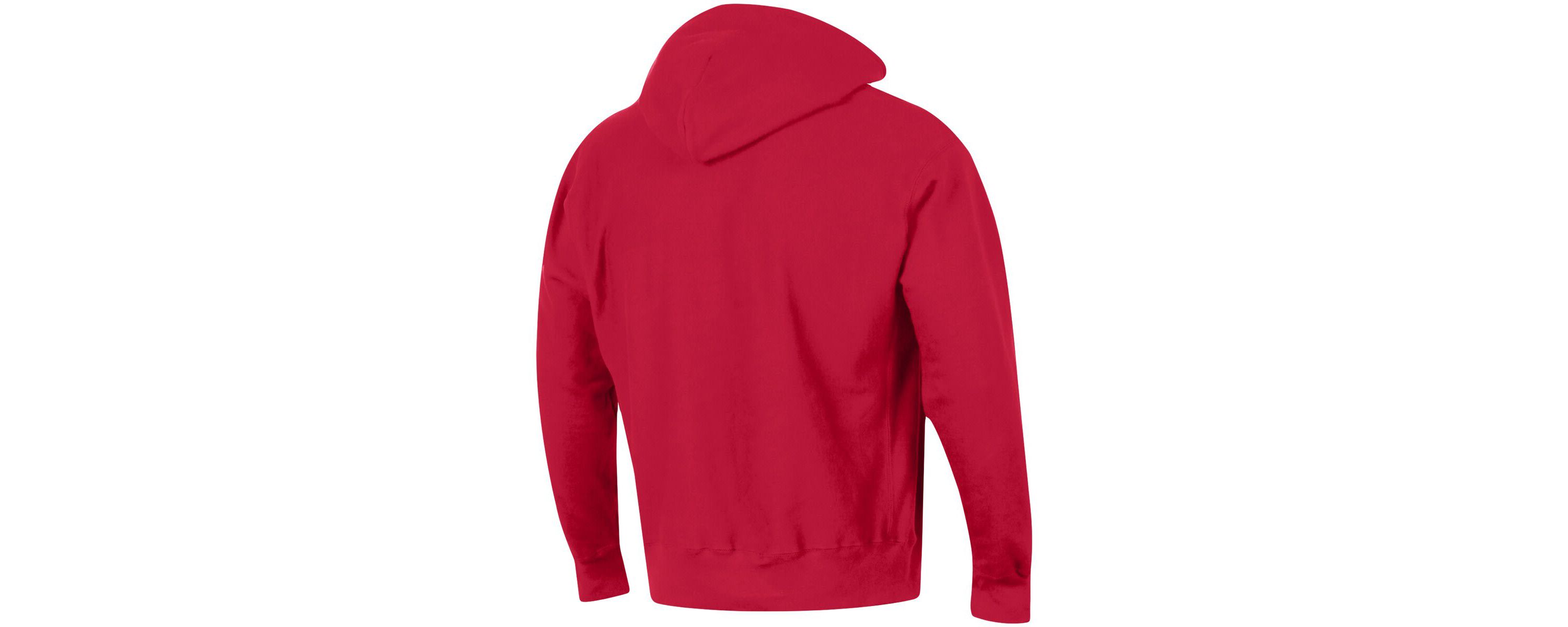 NCAA Louisville Cardinals Team Arch Reverse Weave Relaxed Fit Pullover Hoodie