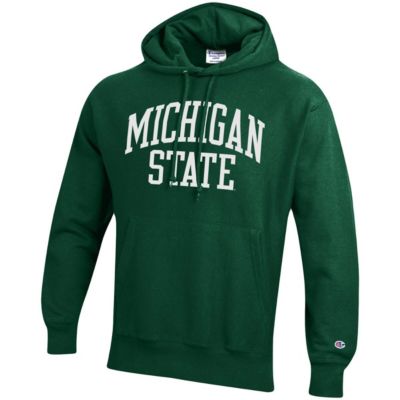 NCAA Michigan State Spartans Team Arch Reverse Weave Pullover Hoodie