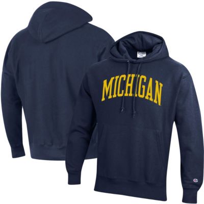 NCAA Michigan Wolverines Team Arch Reverse Weave Pullover Hoodie