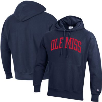 NCAA Ole Miss Rebels Team Arch Reverse Weave Pullover Hoodie