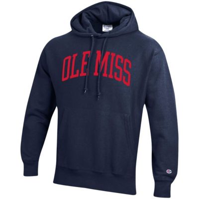 NCAA Ole Miss Rebels Team Arch Reverse Weave Pullover Hoodie