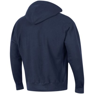 Navy Midshipmen NCAA Team Arch Reverse Weave Pullover Hoodie