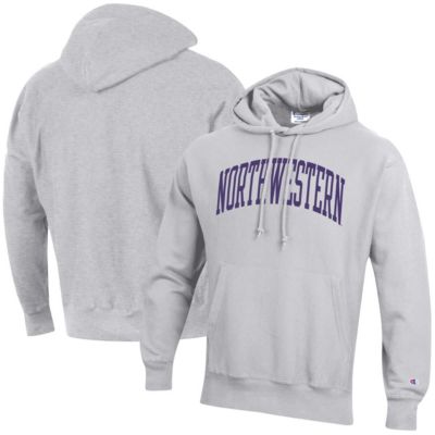 NCAA ed Northwestern Wildcats Team Arch Reverse Weave Pullover Hoodie