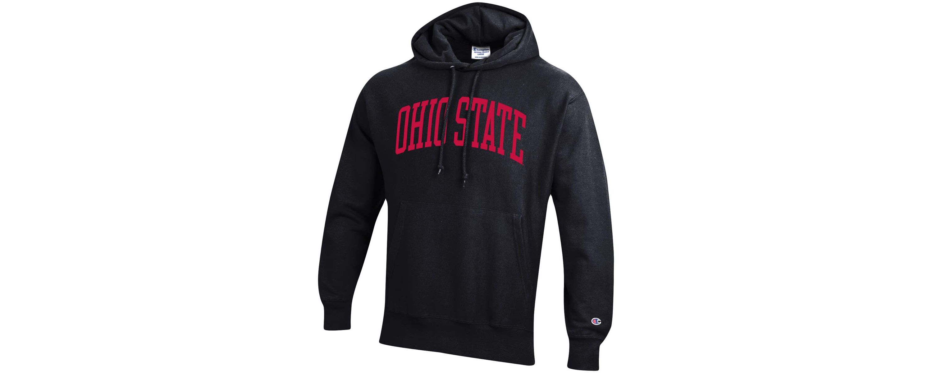 NCAA Ohio State Buckeyes Team Arch Reverse Weave Relaxed Fit Pullover Hoodie